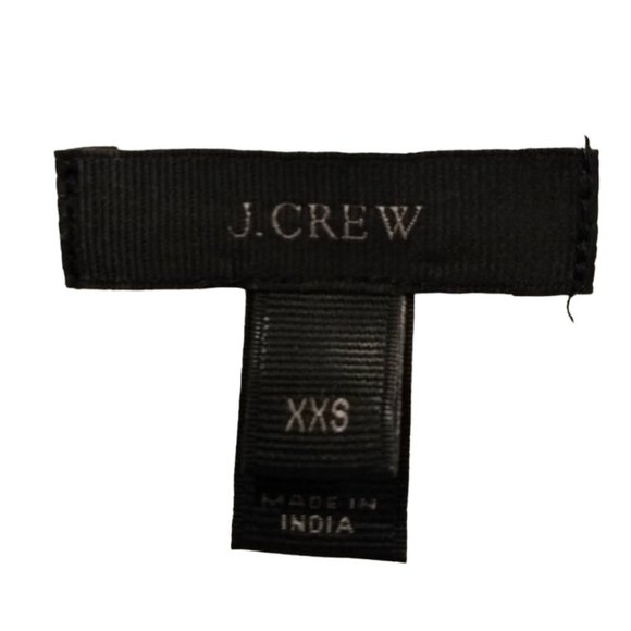 J CREW while embellished snowflake tuxedo blouse.  Women's XXS. - Picture 4 of 7